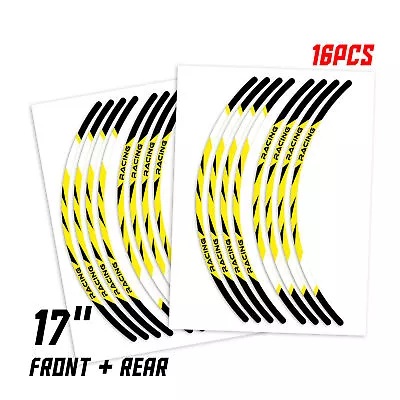 R02B For MV Agusta BRUTALE 910 S 06-08 Yellow Wheel Decal Rim Sticker 07 • $33.94