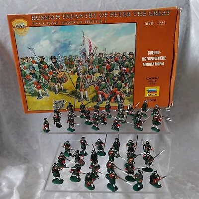 Zvezda 8049 - Russian - Infantry Of Peter The Great - Plastic   Painted • £9.99