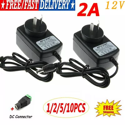 12V 2A Power Supply Adapter AC /DC Transformer Charger For LED Strip Lights Hubs • $13.99