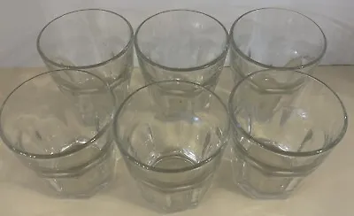 Libbey DuraTuff Gibraltar Whiskey Old Fashion Rocks Glasses 9oz Set Of 6 • $15.83