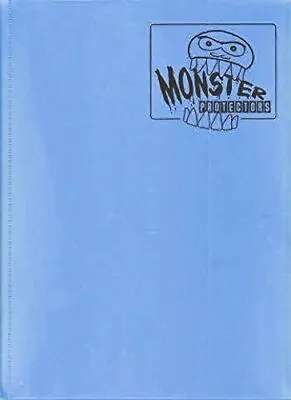 Monster Binder - 9 Pocket Trading Card Album - Matte Sky Blue (Anti-theft • $28.91