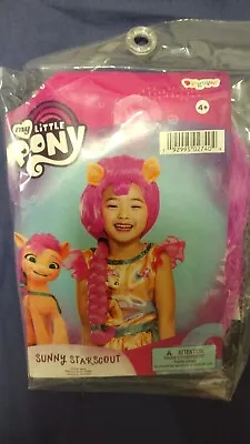 New My Little Pony Sunny Starscout Child Wig Halloween Costume Headpiece 4+  • $5.99