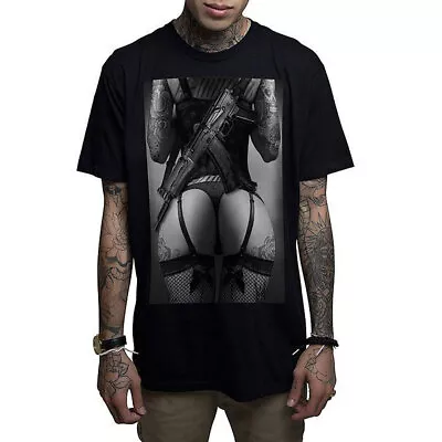 Mafioso Men's Backside Short Sleeve T Shirt Black Clothing Apparel Tattoo Sku... • $26.24