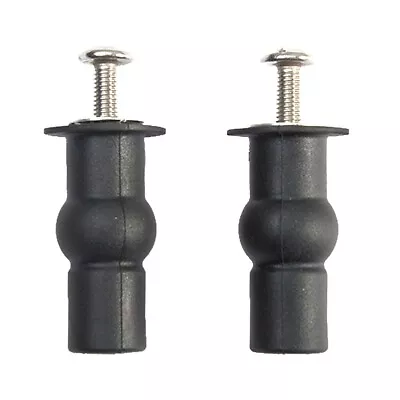 Toilet-Seat-Top Fix Seat Hinge Hole Fixings Well Nut Screw Rubber Back To Wall • $12.15