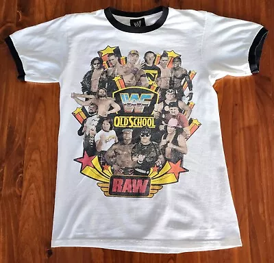 £64.59 • Buy VINTAGE WWF Raw Tee SMALL Raw Is WAR Wrestling Stone Cold Steve Austin The Rock