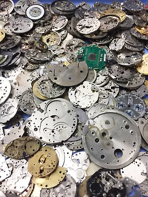 50 Grams Vintage Watch Parts Steampunk DIY Jewelry Art Crafts Watch Plates  • $21.21