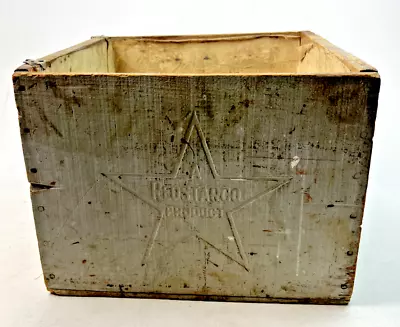 Vintage Redstar Oil Co. Wooden Crate - 11.25  X 15  X 14  • $75.99