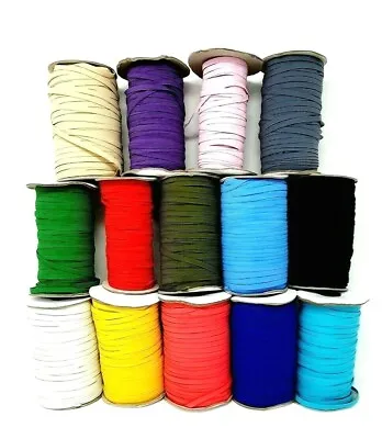 £1.49 • Buy 3mm Elastic Flat Woven For FACE MASKS Sewing, Hats, Hairdbands, 1 - 20Meters