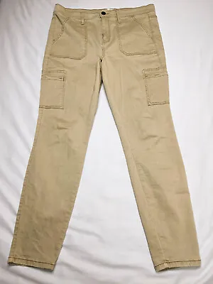 Mudd FLX Stretch High Rise Utility Jegging Womens Size 15 Beige Jeans • $14.94