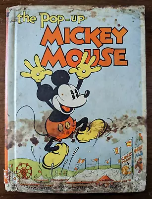 The Mickey Mouse Pop Up Book - Golden Age Walt Disney Blue Ribbon Press - 1933 • $99.99