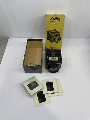 Vintage Zadiix 35MM Slide Strip Viewer Original Box • $9.99