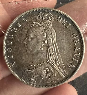 Victoria Half Crown 1887 XF/AUNC • $9.25