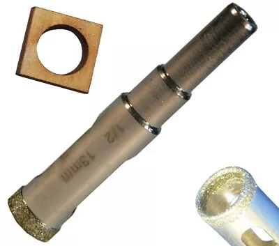 Diamond Drill Bit 1/2  Porcelain Granite Tiles Glass Blocks Wine Bottle Ceramic • $9.95