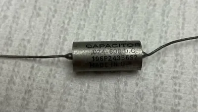 Sprague Vitamin Q Capacitors .024 – 600 • $9