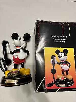 90's Vtg Mickey Mouse Animated Talking Telephone Disney TeleMania Working Tested • $24.99