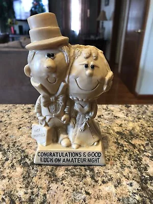 1970 R & W Berries Co. Congrats & Good Luck On Amateur Night Just Married Figure • $9.99