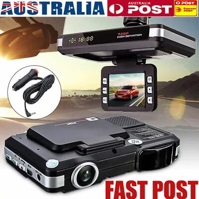 AU Car Dash Cam Video Speed Detector GPS Camera Record DVR Radar Laser 2 In 1 • $69.99