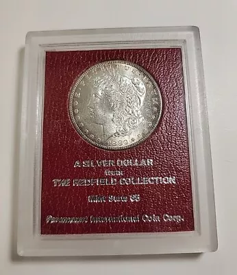 1880 S Morgan Silver Dollar Redfield Collection Beautiful Toning! • $275