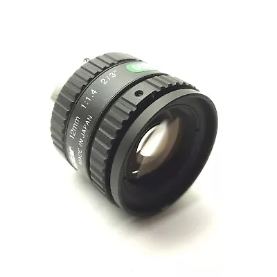 Computar M1214-MP2 Machine Vision Camera Lens 2/3  CCD 12mm FL F/1.4-16C C-Mount • $115