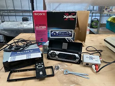 Sony Cdx-gt300s Car Stereo Aux Xplod Radio Cd Mp3 Drive With Box & Accessories • $59.75