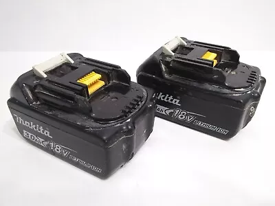 Makita Set Of 2 BL1830 18V 3Ah LXT Li-ion Battery • $55