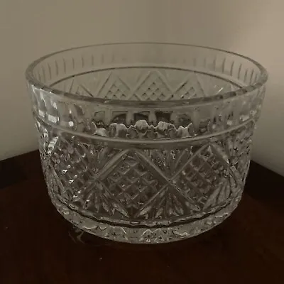 $30 • Buy Shannon Crystal Salad Bowl Lead Crystal- BOWL ONLY