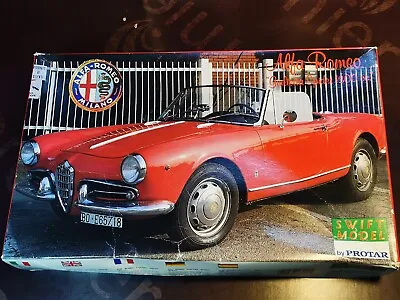 Protar Swift 1/24 Alfa Romeo Giulietta Spider 1300cc Model Kit Sealed Rare #224 • £42.99