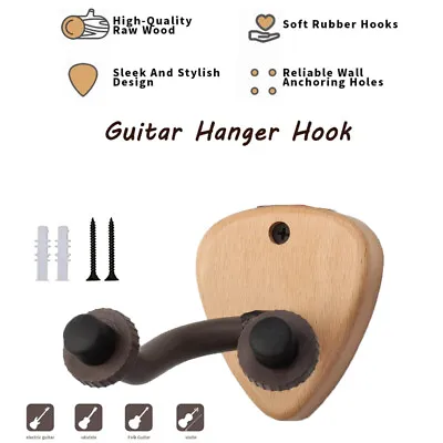 U-shaped Guitar Hanger Wall Mount Stand Hook Wall Holder Rack Ukulele Violin US • $9.49