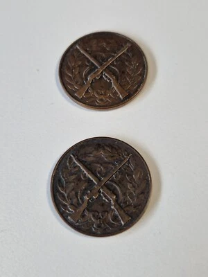 £22.50 • Buy Group Headquarters RAF Shooting Medals-160 Inf Bde-1960s  X 2