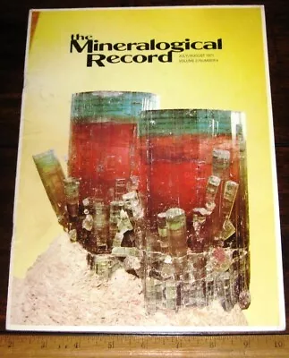 MINERALOGICAL RECORD MAGAZINE 1971  Vol Two #4 Complete Mineralogy Minerals Mine • $99.95