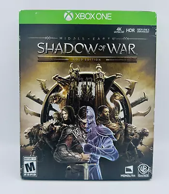 Middle Earth - Shadow Of War - Gold Edition Xbox One • $12.99