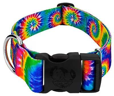 Country Brook Petz® 1 1/2 Inch Deluxe Classic Tie Dye Dog Collar • $13.97