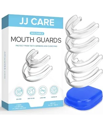 JJ CARE Mouth Guard (2 Pairs) Best Value Comes Retainer Cleaner Tablets Custom • $17.99