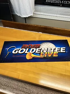 Golden Tee Live 2013 Arcade Marquee • $5