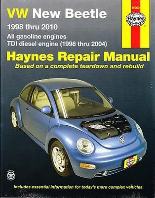 1998-2010 VW New Beetle Haynes Repair Service Workshop Manual Book Guide 29945 • $32.95