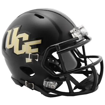 UCF Gold Knights Anthracite Riddell Speed Mini Football Helmet • $34.95