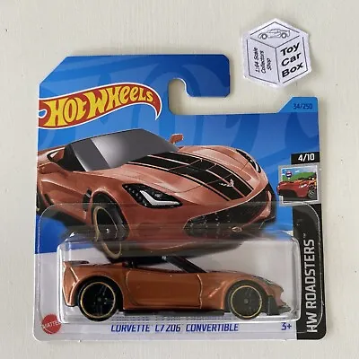 2023 HOT WHEELS #34 - Corvette C7 Z06 Convertible (Copper - Short Card) A12 • $2.95