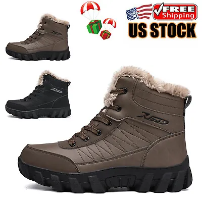 Men's Snow Boots Athletic Hiking Sneakers Outdoor Breathable Jogging Sport Shoes • $16.04