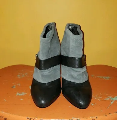 Miss Sixty Ankle Suede Leather Boots Women Size 38 • $49.99