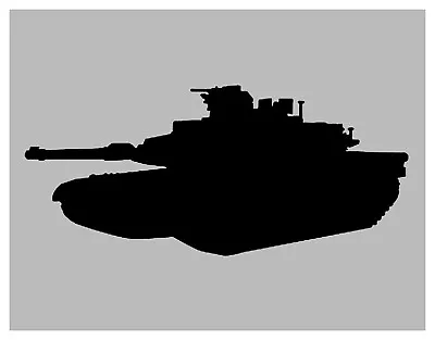 Military Armored Tank #4 Stencil 8.5  X 11  FREE SHIPPING • $12.93