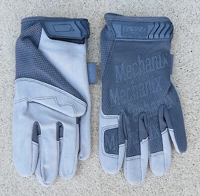 (Gray) Mechanix Off Road Mechanic Garden Work Full Finger Gloves - Sz S M L XL • $14