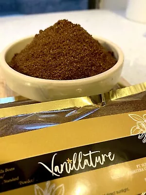 1/4 Lb Ground Tahitian Vanilla Bean Powder For Baking Extract Vanilla Paste • $32