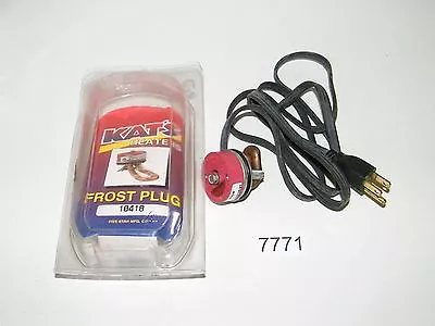 Kat's Engine Freeze Plug Engine Block Heater 600 Watt K-10418 42 MM GM 2.0 2.2 • $21.95