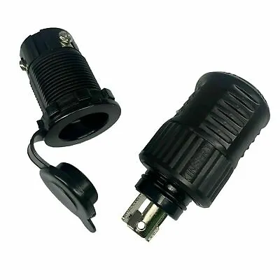 $29 • Buy Waterproof Trolling Motor Plug & Receptacle Set 12/24/36V Replacement