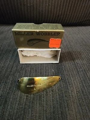 Vintage Miller Wobbler #1 Fishing Lure W/ Box Milwaukee Wis. • $24.99
