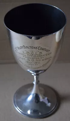 Silver Plated Harrods Cup Thomas Henry John Raymond 13th London Regt & RAF WW1 • £75