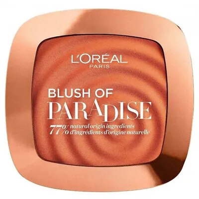 L'Oreal Blush Of Paradise Powder Blusher - 01 Life Is A Peach NEW • £7.99