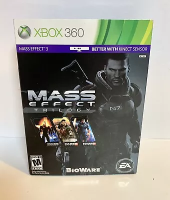 (Microsoft Xbox 360) Mass Effect Trilogy: 1 2 3 CIB • $16.36