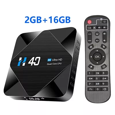 6K Android TV Box HD Media Player Dual WiFi Smart Steamer Quad Core 3D Home US • $41.38