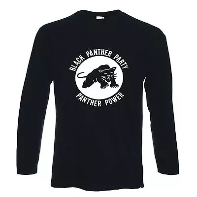 BLACK PANTHER PEOPLE'S PARTY LONG SLEEVE T-SHIRT - Malcolm X Hip Hop - S To XXL • $34